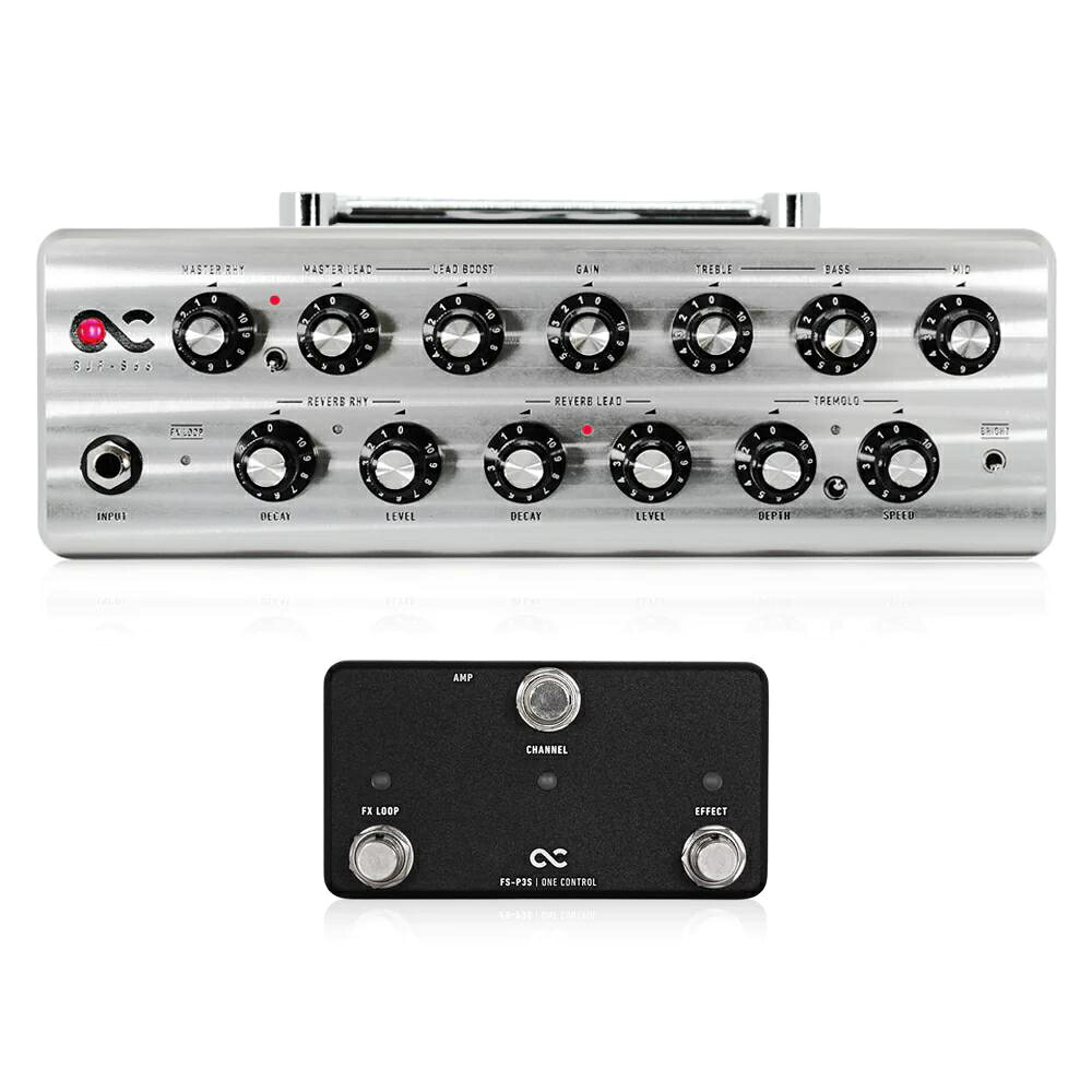 One Control ワンコントロール BJF-S66 with FS-P3S 小型アンプヘッド 専用フットスイッチ付きセット|chuya-online チューヤオンライン