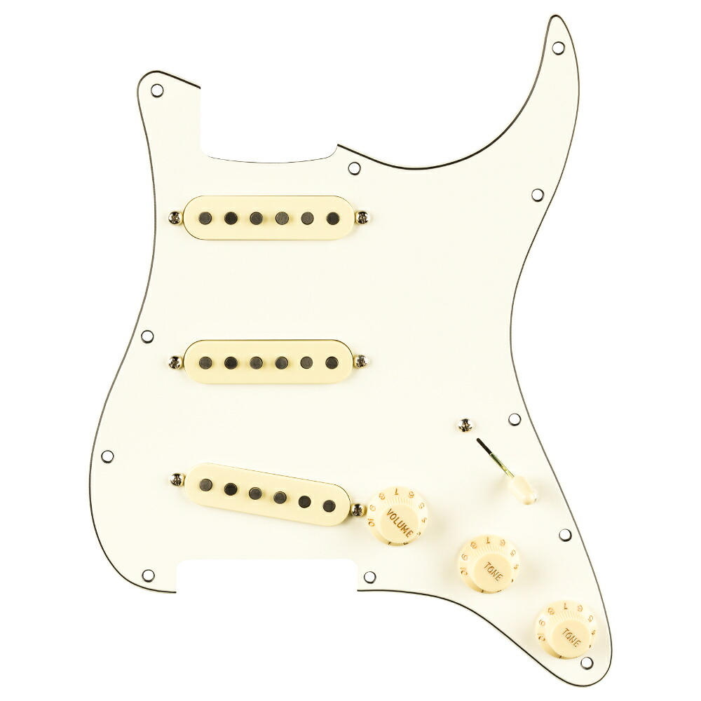 Fender フェンダー Pre-Wired Strat Pickguard Pure Vintage '65 11 Hole PG 配線済みピックアップセット