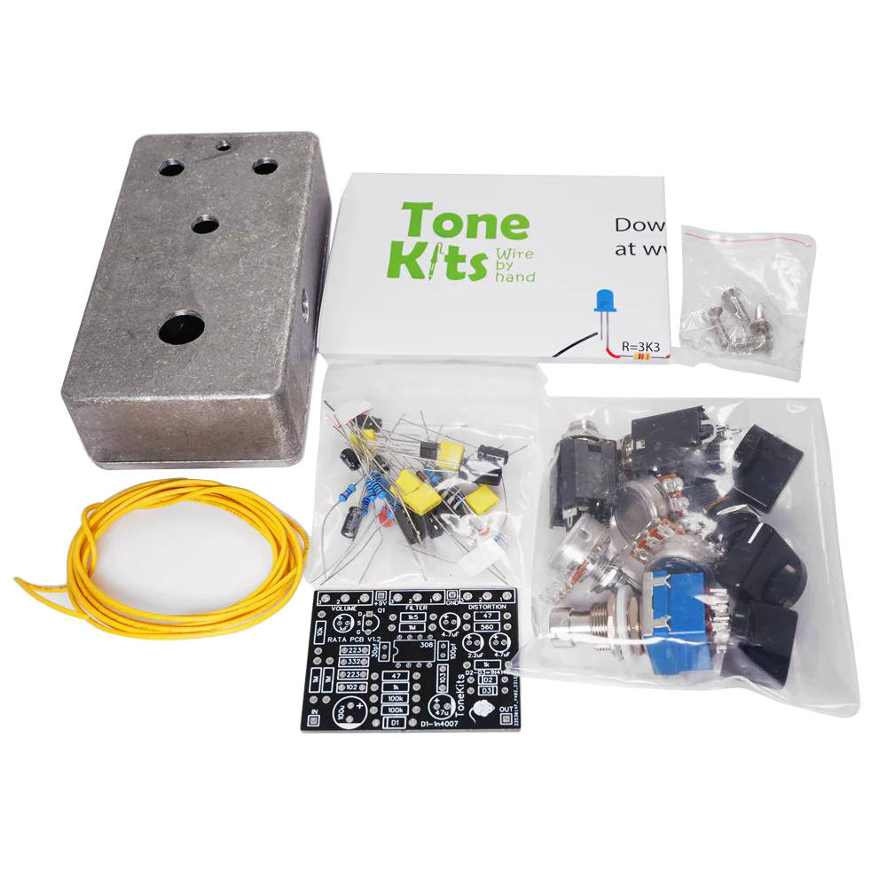 Pedal Tank ペダルタンク RATA Distortion Kit ディストーションペダル ギターエフェクター制作キット|chuya-online チューヤオンライン