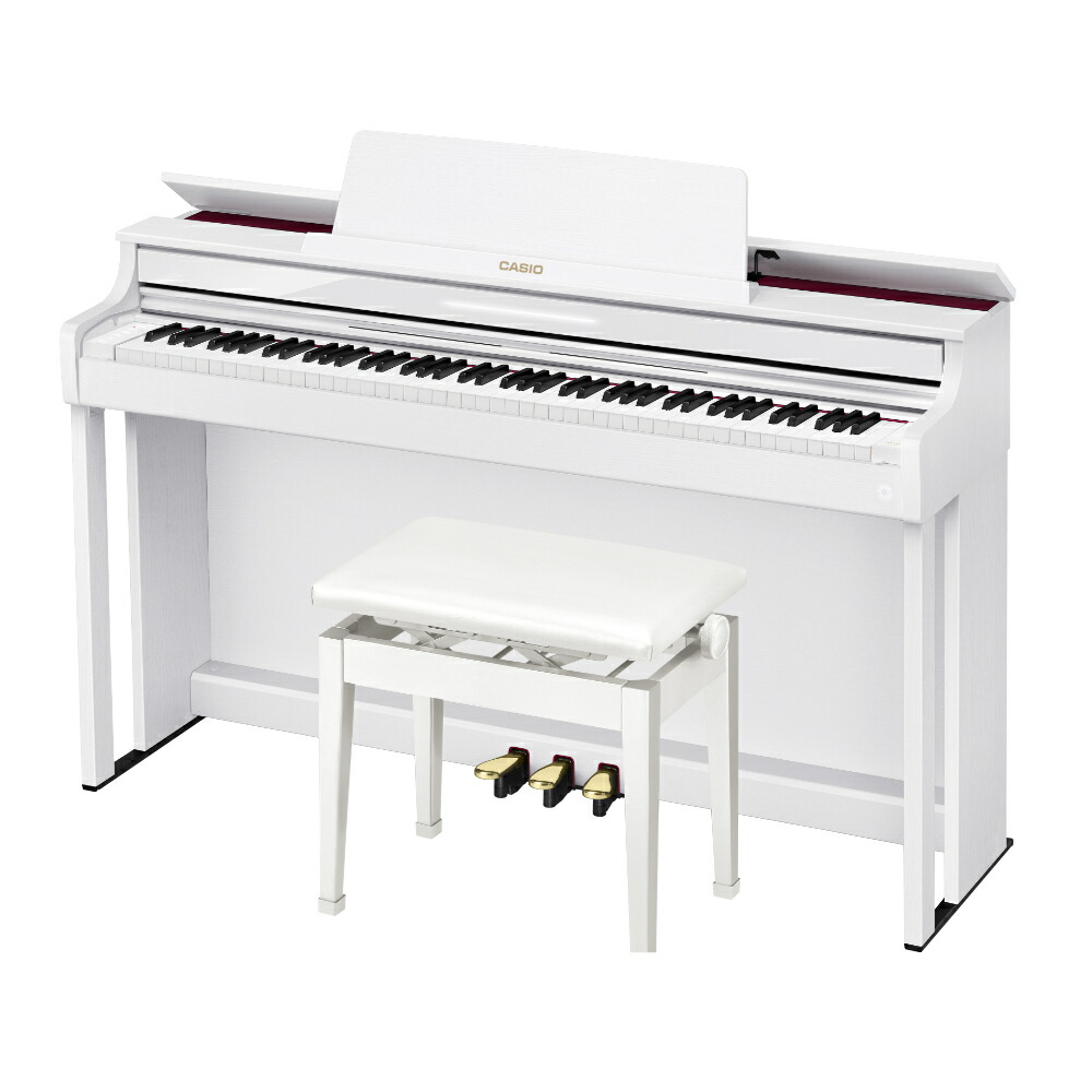CASIO カシオ CELVIANO セルヴィアーノ AP-550WE 電子ピアノ 高低自在椅子付き 【組立設置無料サービス中】