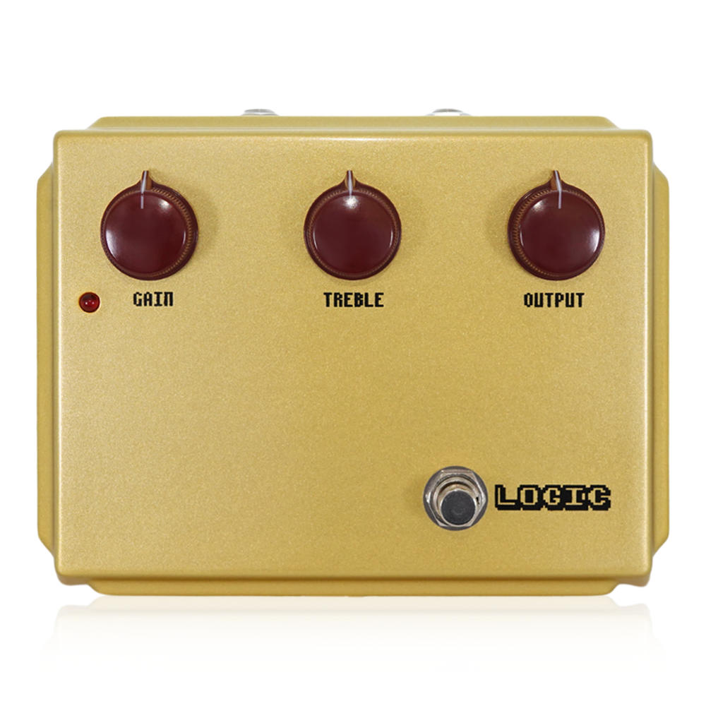 Gravity Waves LOGIC Overdrive Pedal Gold オーバードライブ ギターエフェクター｜chuya-online チューヤオンライン