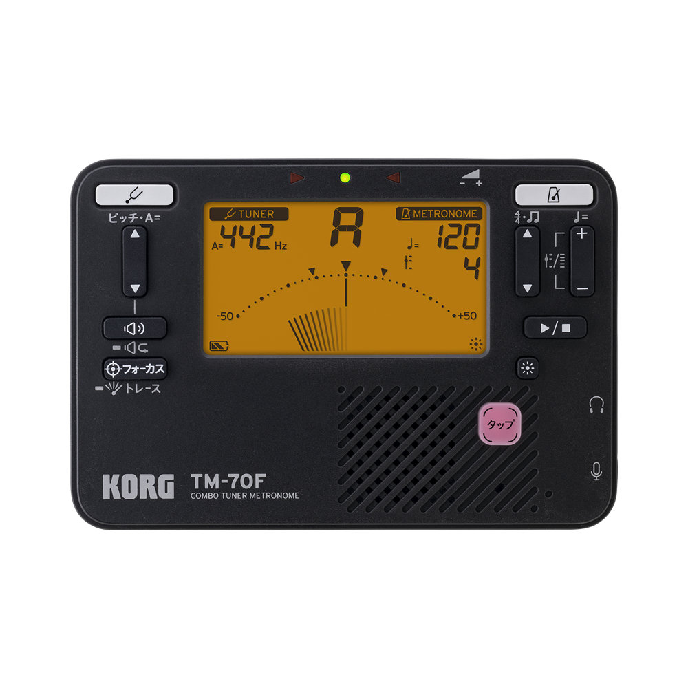 楽天市場】KORG TM-70F BK COMBO TUNER METRONOME コルグ