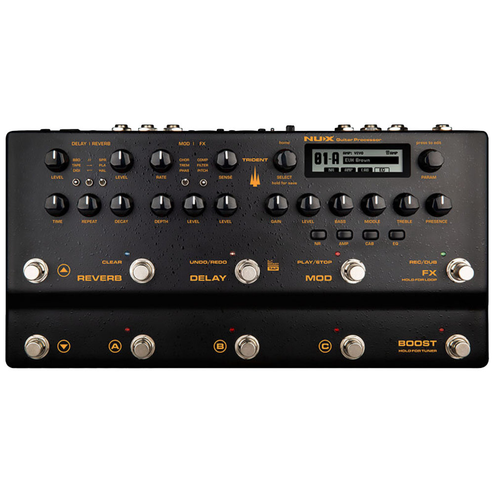 Nux プリアンプ　ほぼ新品 純正アダプター セット》 NUX MLD Bass Preamp + DI (NBP-5) ニュー