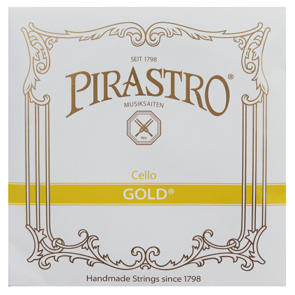 PIRASTRO ピラストロ チェロ弦 Gold ゴールド 235100 A線 ガット/アルミ|chuya-online チューヤオンライン