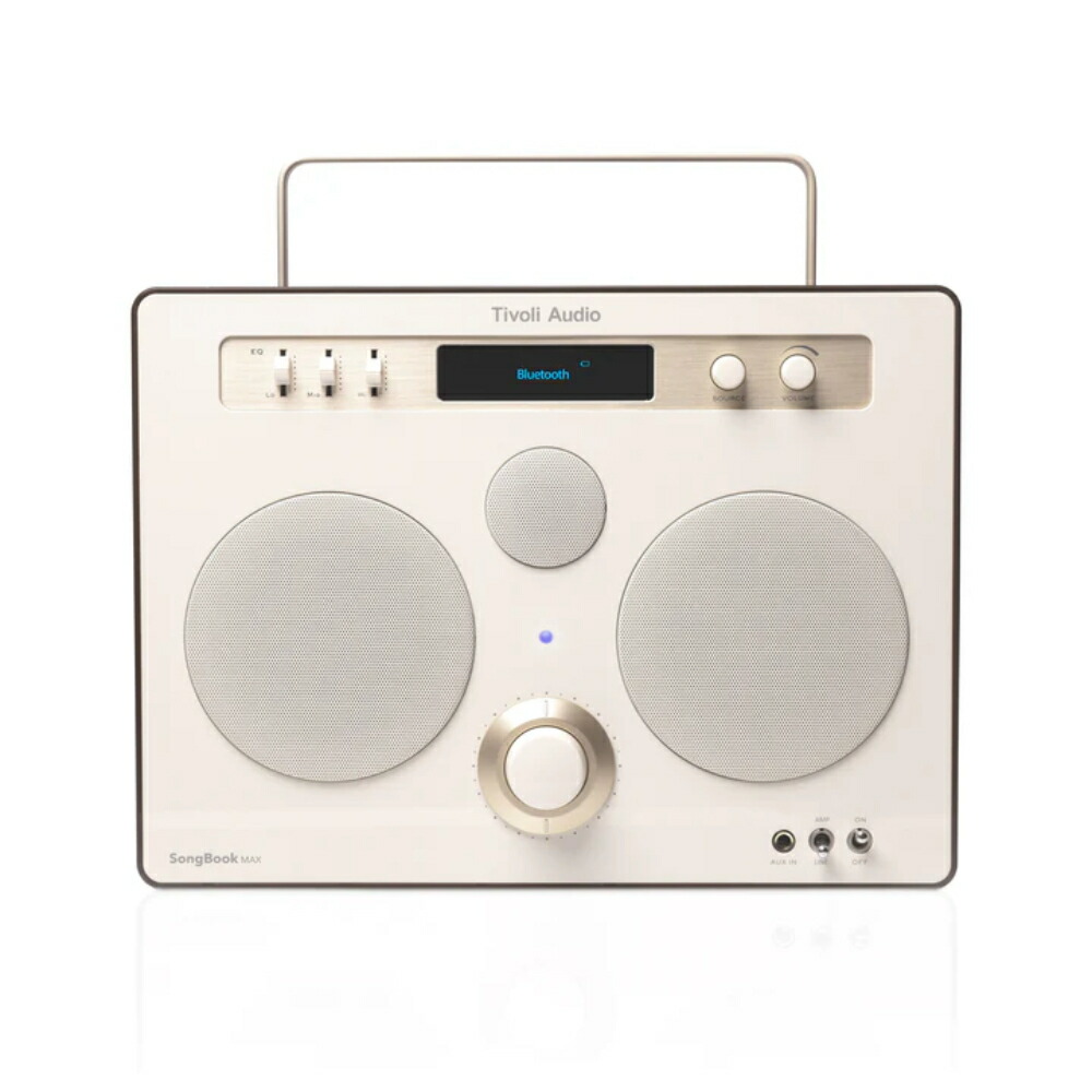 Tivoli Audio チボリオーディオ SongBook MAX ソングブックマックス Cream/Brown ボータブルブルートゥーススピーカー/ラジオ受信機