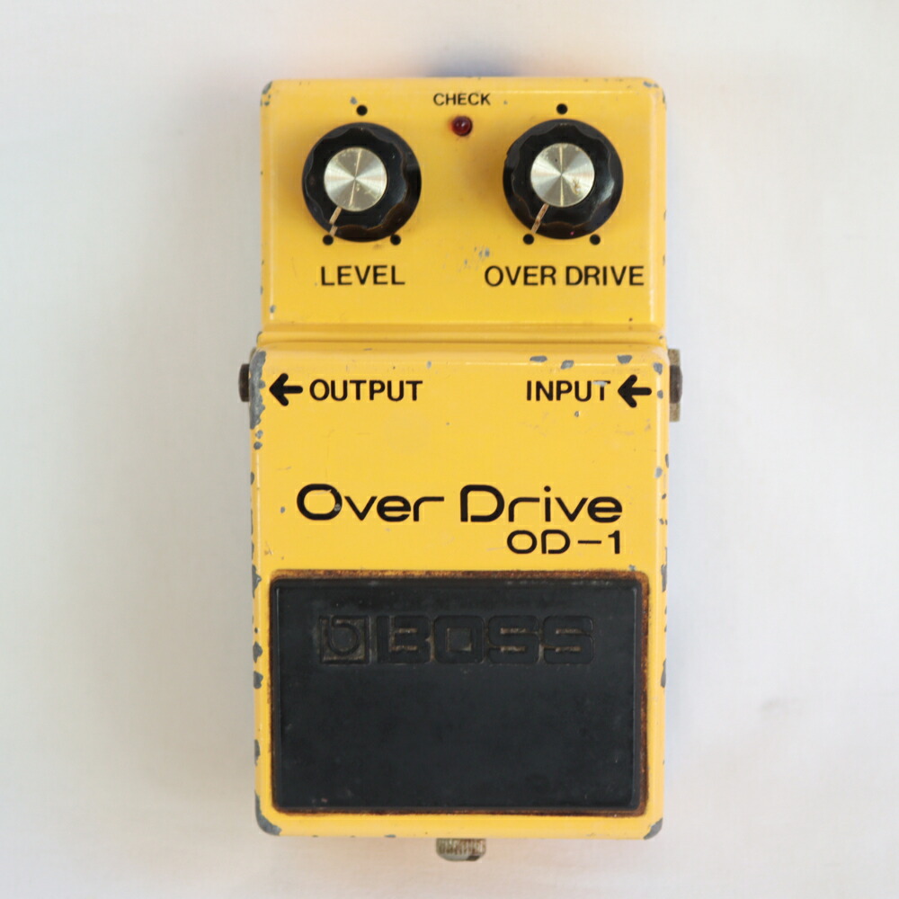 BOSS OD-1【動作確認済】ボス オーバードライブ ビンテージ エフェクター 楽天市場】【中古】 オーバードライブ エフェクター BOSS OD-1