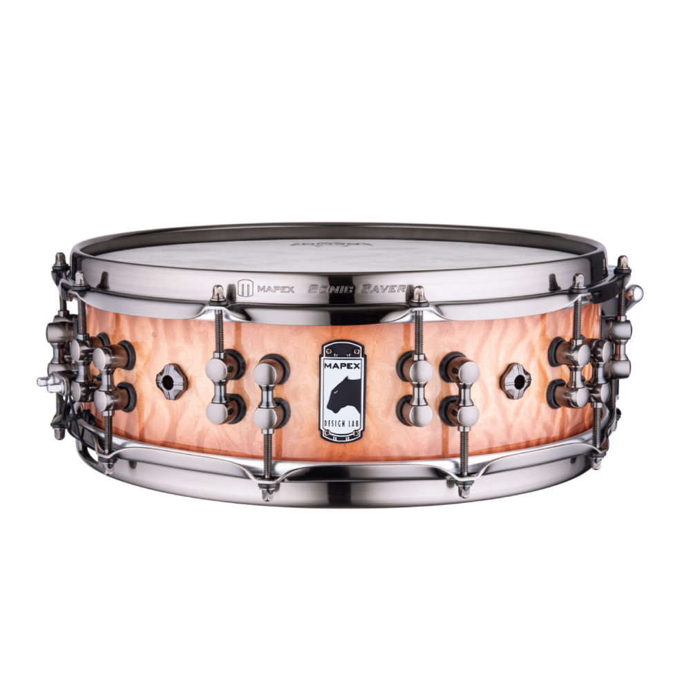 MAPEX メイペックス BPDLMH4460LPW Russ Miller SNARE DRUM The Versatus 14 x 4.625 PEACH BURL BURST スネアドラム｜chuya-online チューヤオンライン