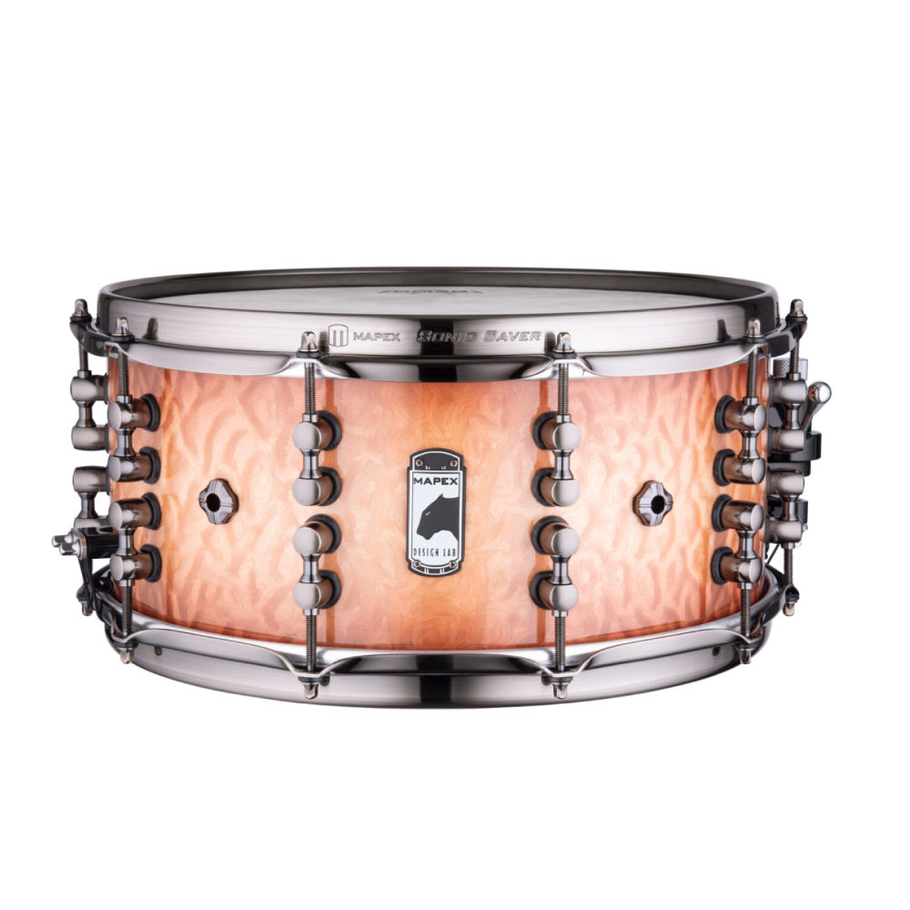 MAPEX メイペックス BPDLMH4650LPW Russ Miller SNARE DRUM The Versatus 14 x 6.5 PEACH BURL BURST スネアドラム｜chuya-online チューヤオンライン