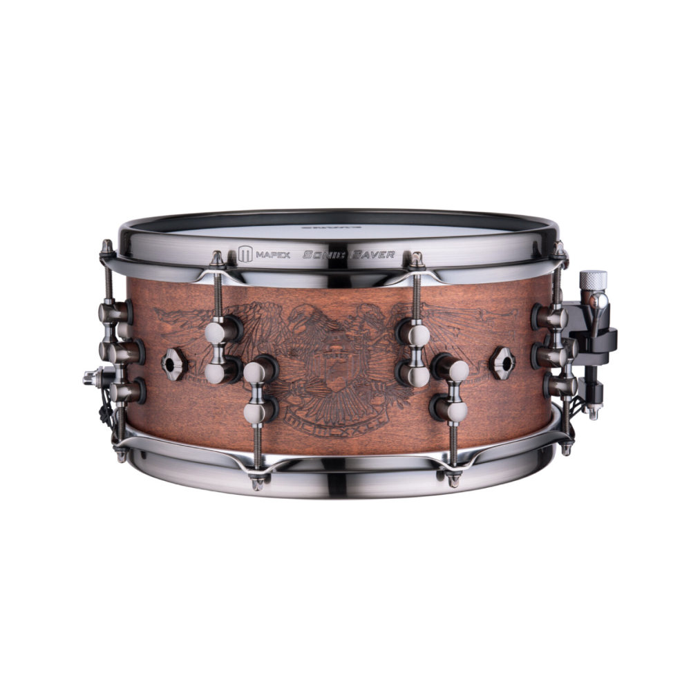 MAPEX メイペックス BPDLMW2550LWH Chris Adler SNARE DRUM The Warbird 12 x 5.5 NATURAL WALNUT スネアドラム｜chuya-online チューヤオンライン