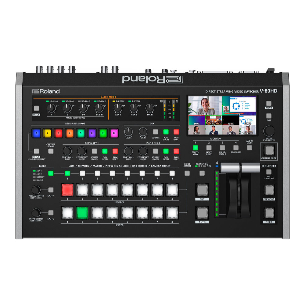 Roland V-80HD Direct Streaming Video Switcher ビデオスイッチャー|chuya-online チューヤオンライン