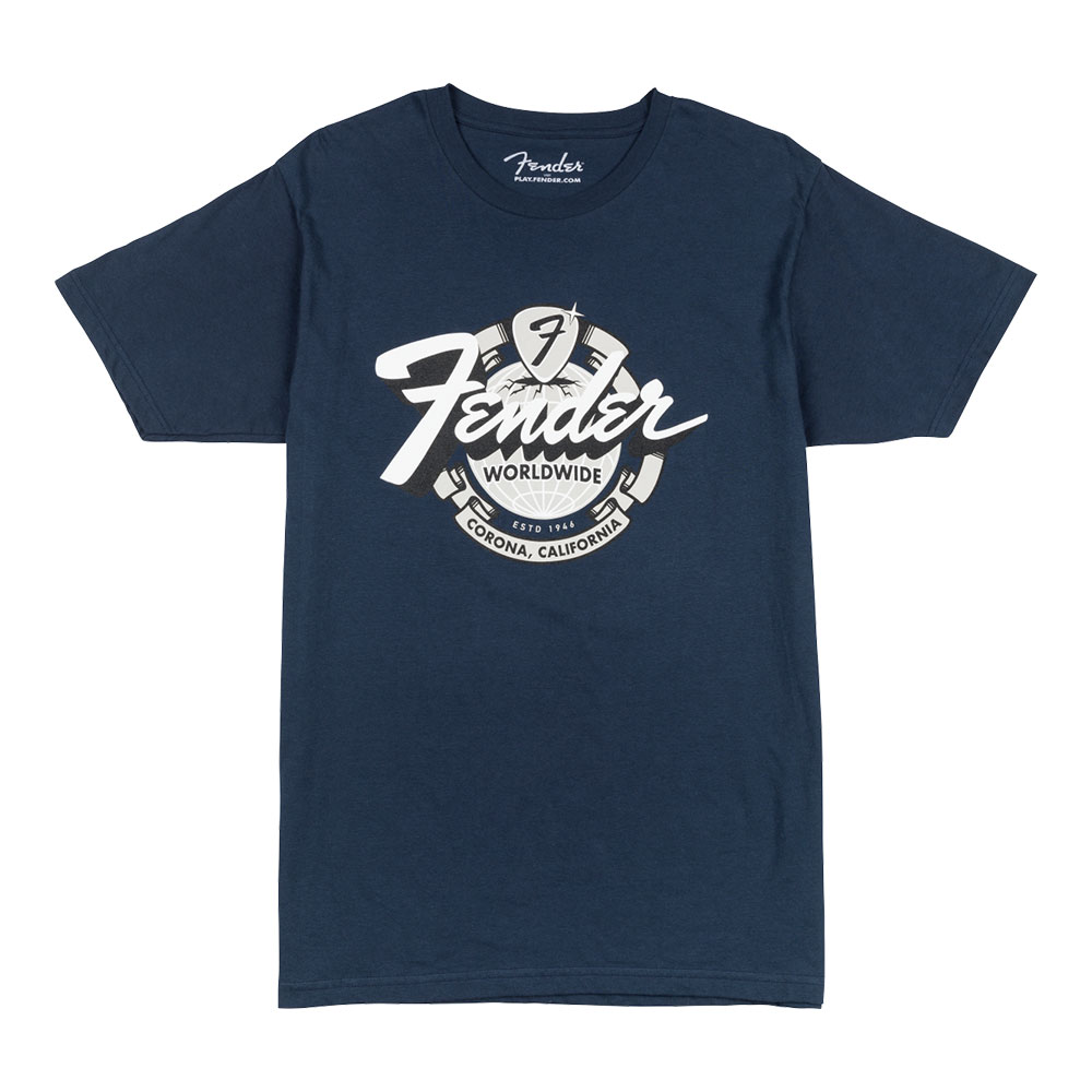 フェンダーSpaghetti Logo T-Shirt, Olympic ホワイト, XXL