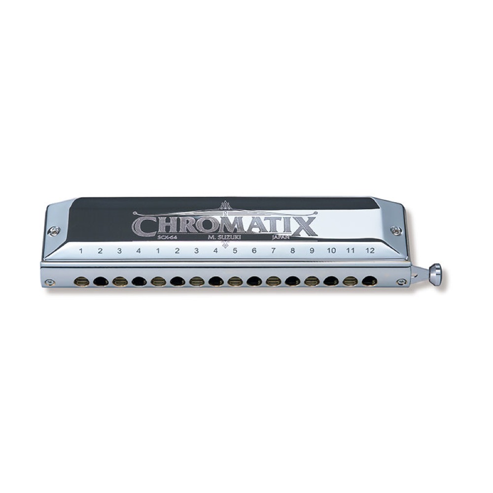 【極美品】 SUZUKI スズキ SCX-64 クロマチックハーモニカ 16穴 SUZUKI スズキ / SCX-64 16穴64音 クロマチックハーモニカ 樹脂