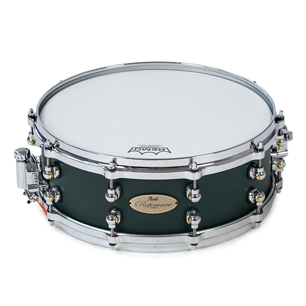 【訳あり】 Pearl パール RF1P1450S/C Reference One ＃816 Satin Racing Green 14×5 スネアドラム アウトレット