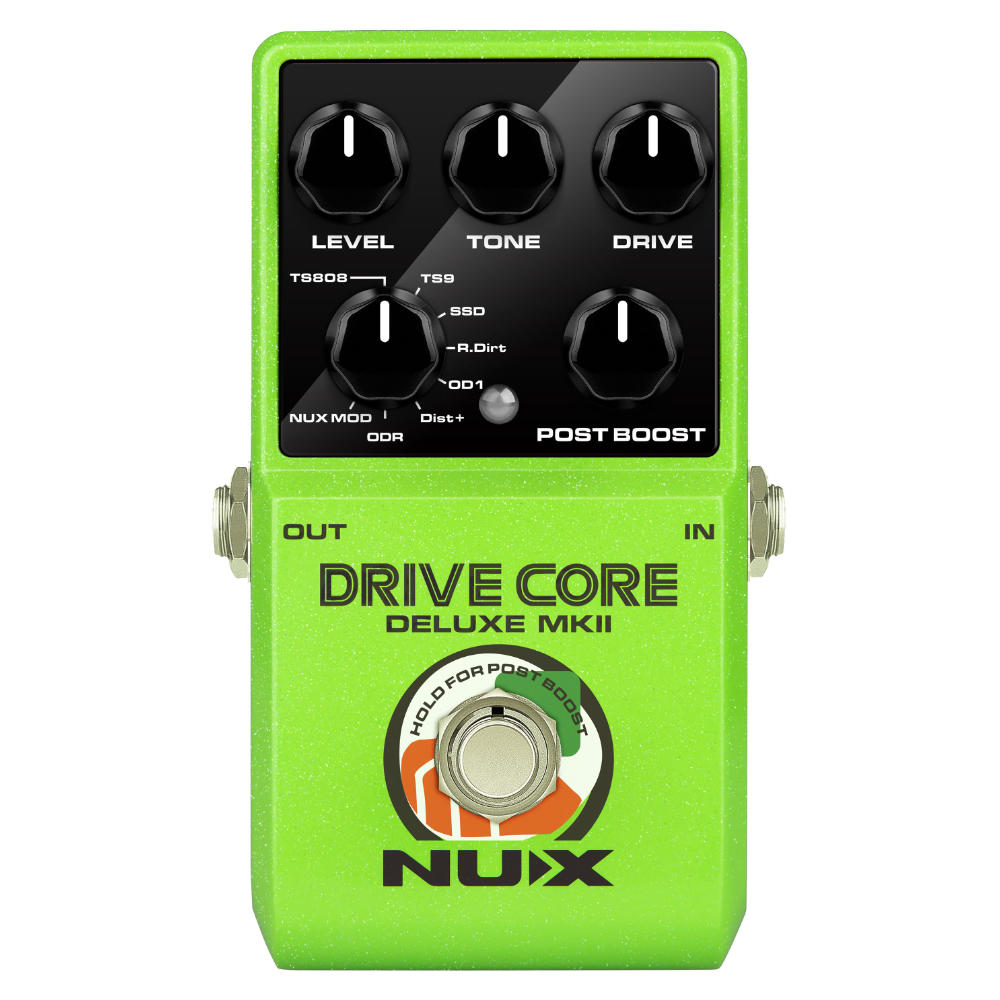 NUX ニューエックス Drive Core Deluxe MKII 8-way OD combination pedal オーバードライブ ギターエフェクター｜chuya-online チューヤオンライン