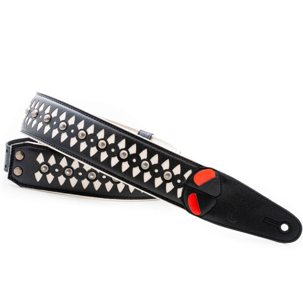 Righton! STRAPS ライトオンストラップ ARMOUR White ギターストラップ|chuya-online チューヤオンライン