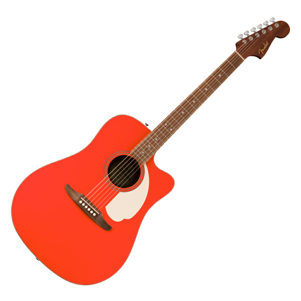 Fender フェンダー California Standard Redondo CE Fiesta Red エレクトリックアコースティックギター|chuya-online チューヤオンライン
