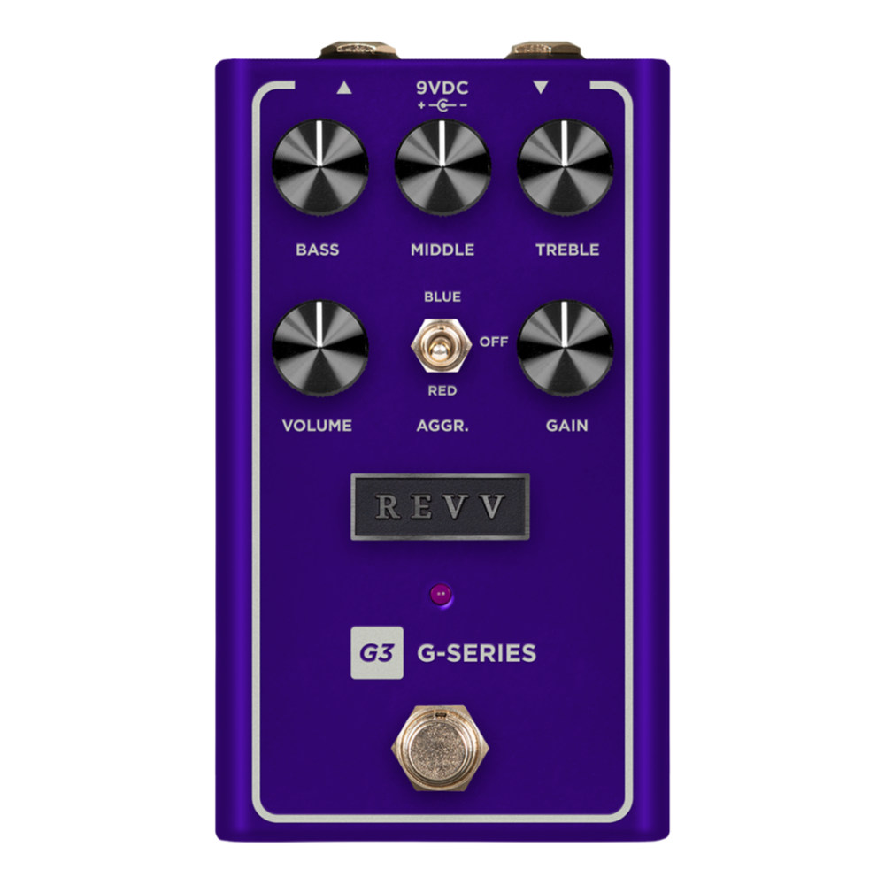 REVV Amplification レヴ アンプリフィケーション G3 V2 オーバードライブ ディストーション ギターエフェクター