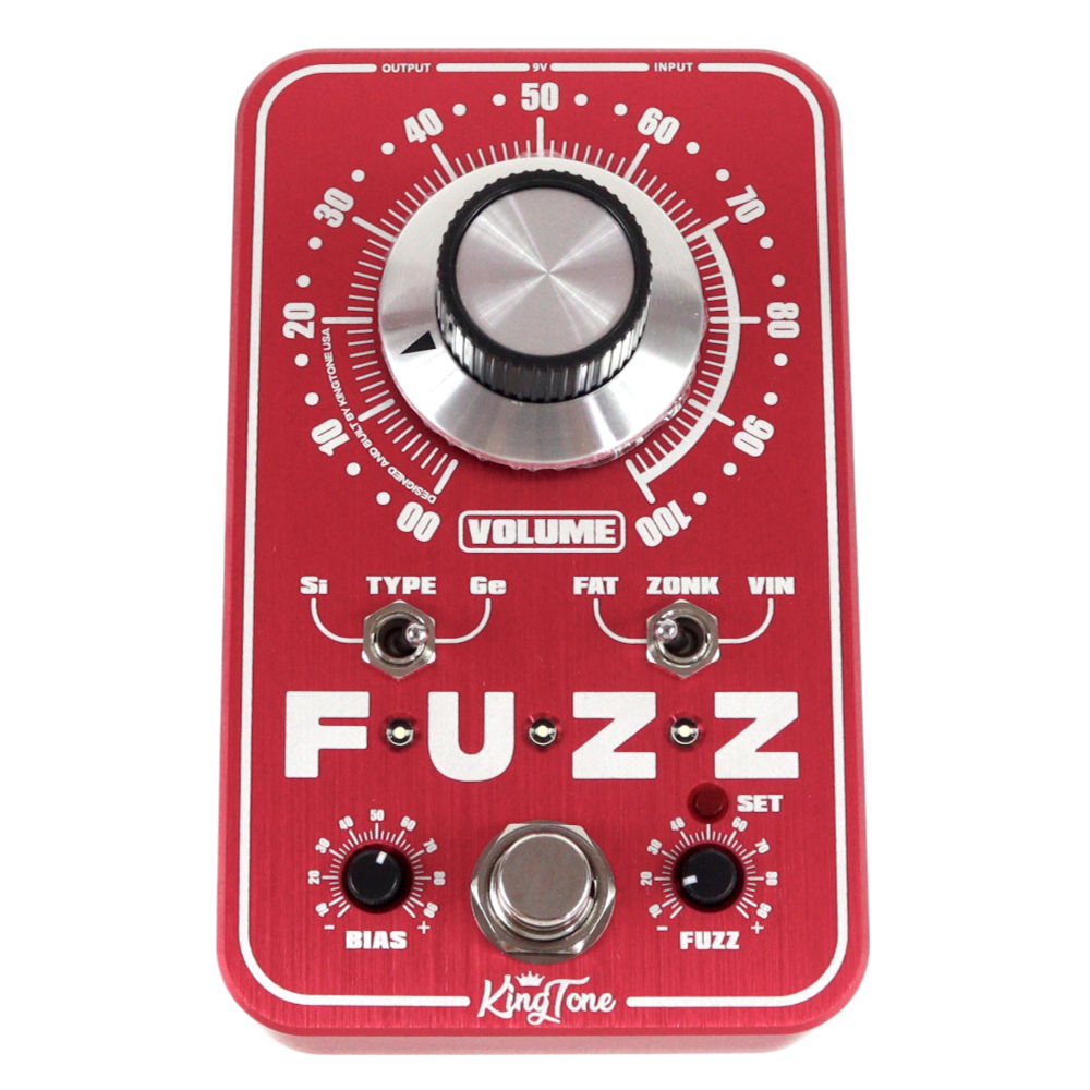 KING TONE GUITAR miniFUZZ V2 Red ギターエフェクター｜chuya-online チューヤオンライン
