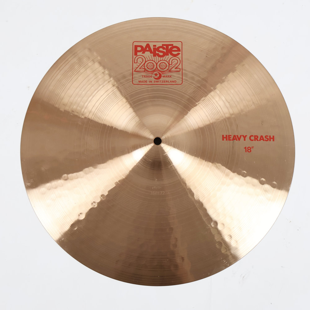 Paiste 2002クラッシュ18 Crash 現状品 Paiste 2002クラッシュ18 Crash 現状品 Paiste 2002クラッシュ18