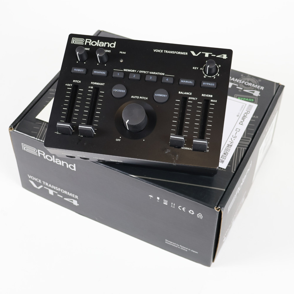 【中古】Roland VT-4 ボイストランスフォーマー 楽天市場】roland vt-4 voice transformer ボイストランスフォーマーの通販