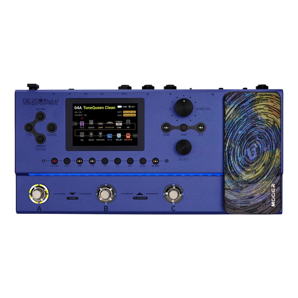 Mooer ムーアー GE200 Plus Li マルチエフェクター｜chuya-online チューヤオンライン