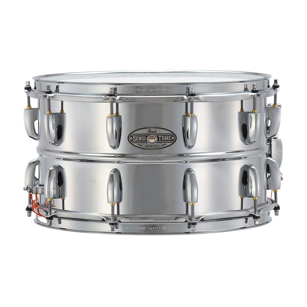 Pearl パール STH1480S SensiTone Heritage Alloy 14&times;8 Deep Steel Snare Drum スネアドラム｜chuya-online チューヤオンライン