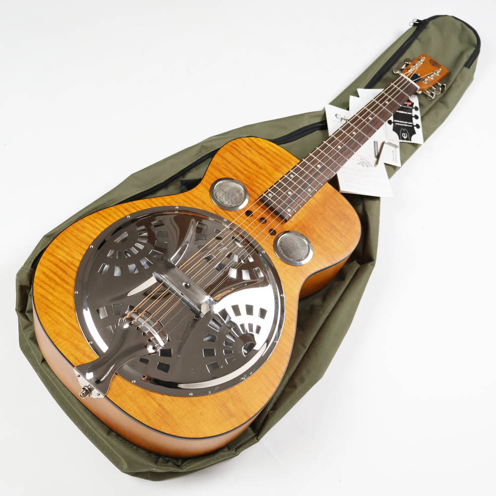 楽天市場】Epiphone presents DOBRO Hound Dog M-14 Metal Body Round