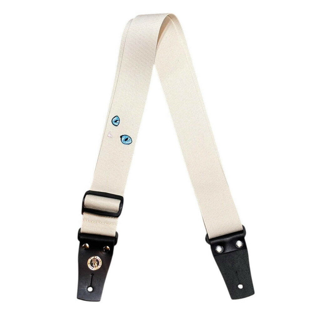 Grande uomo グランデウオモ TENDER STRAP TS-2 AC 白ねこ ギターストラップ