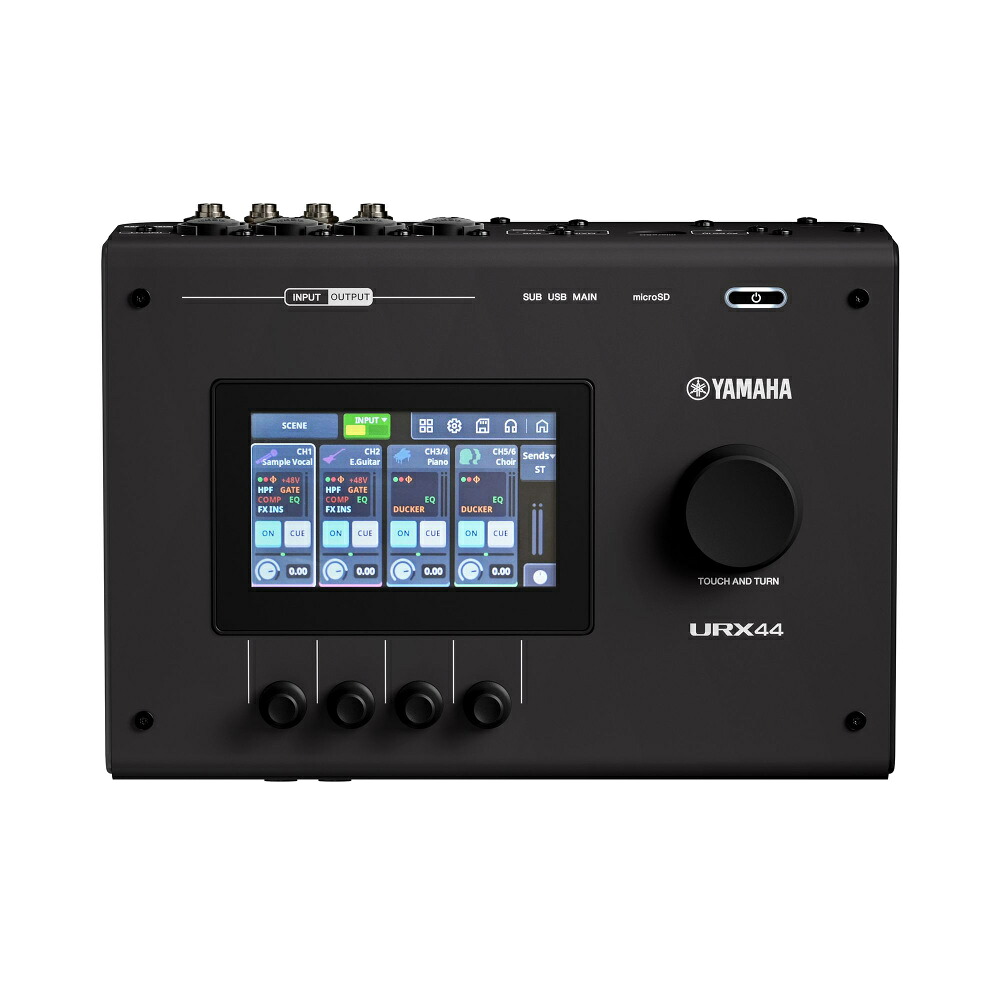 YAMAHA ヤマハ URX44 B URX Series Audio Interface 6in/4out USB-C オーディオインターフェース ブラック|chuya-online チューヤオンライン