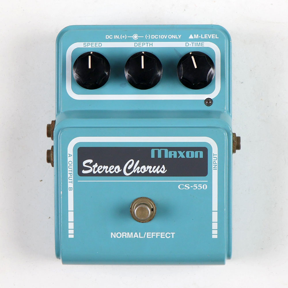 【中古】コーラス エフェクター MAXON マクソン CS-550 Stereo Chorus ギターエフェクター