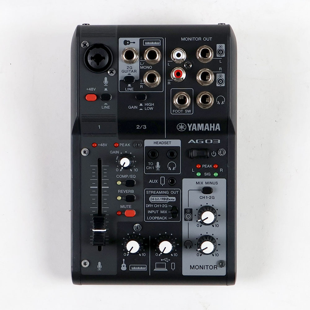 【中古】 ミキサー ヤマハ YAMAHA AG03 mk2 ライブストリーミングミキサー