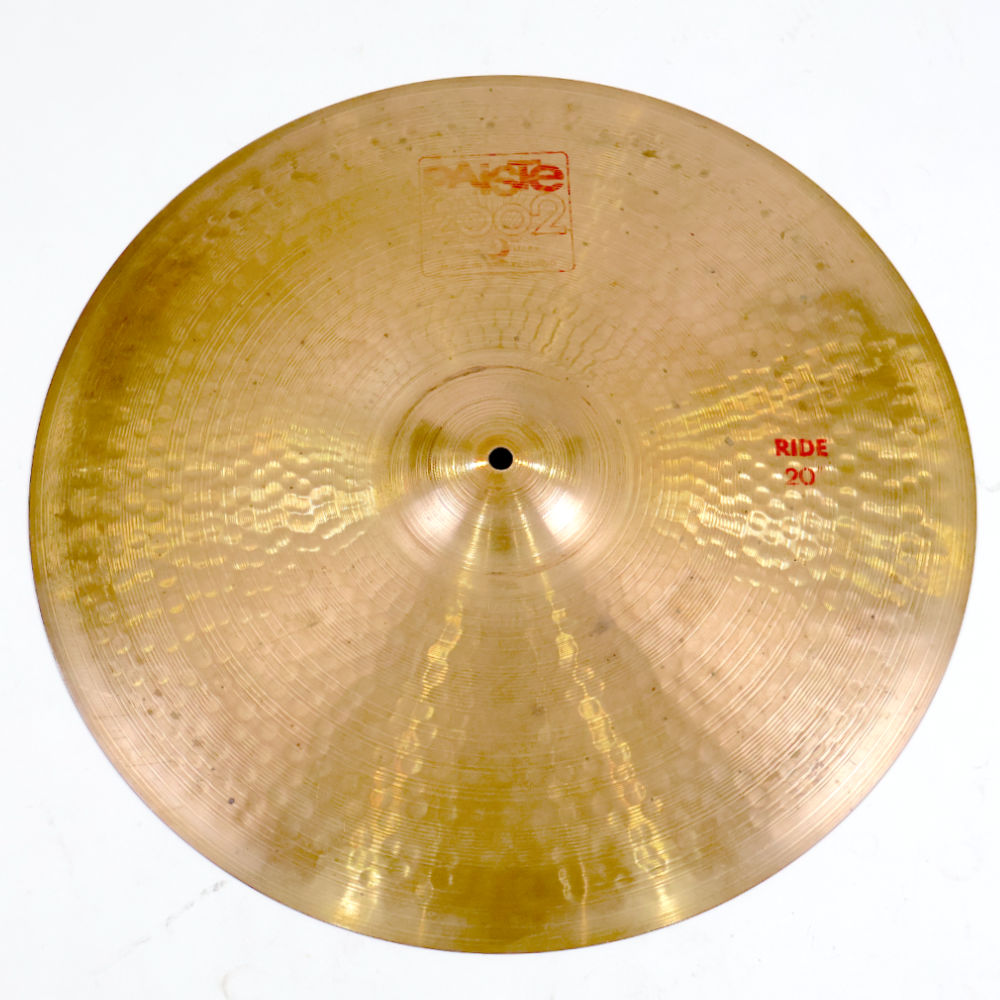 【中古】 ライドシンバル パイステ PAISTE 2002 RIDE 20インチ 1980s|chuya-online チューヤオンライン