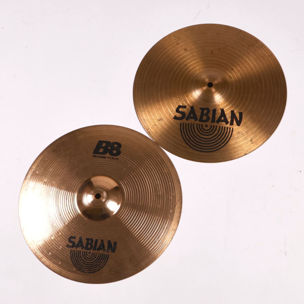 【中古】 ハイハットシンバル セイビアン SABIAN B8 HI-HATS 14インチ ペア