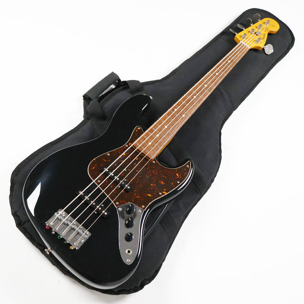 【中古】 5弦エレキベース FENDER JAPAN JBV Black 2007～2010年製 ジャズベース5弦仕様