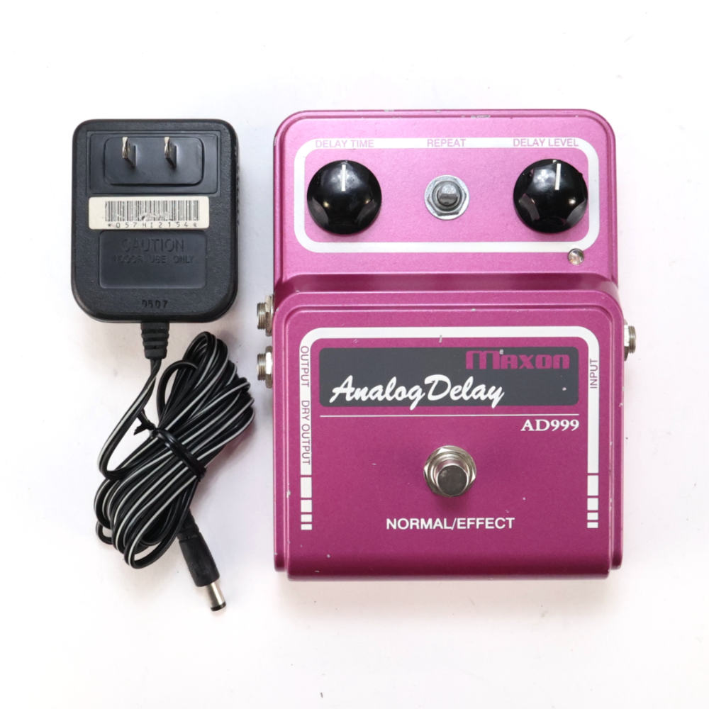 【中古】 エフェクター アナログディレイ MAXON AD999 ギターエフェクター マクソン ディレイ エコー