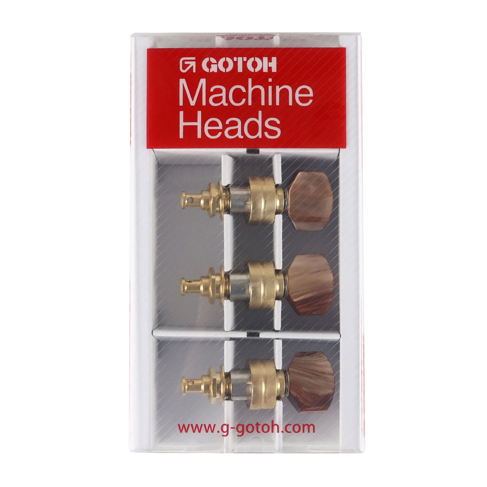 ゴトー GOTOH UPT-UB8-GG ウクレレ用ペグ ゴールド ギアペグ|chuya-online チューヤオンライン