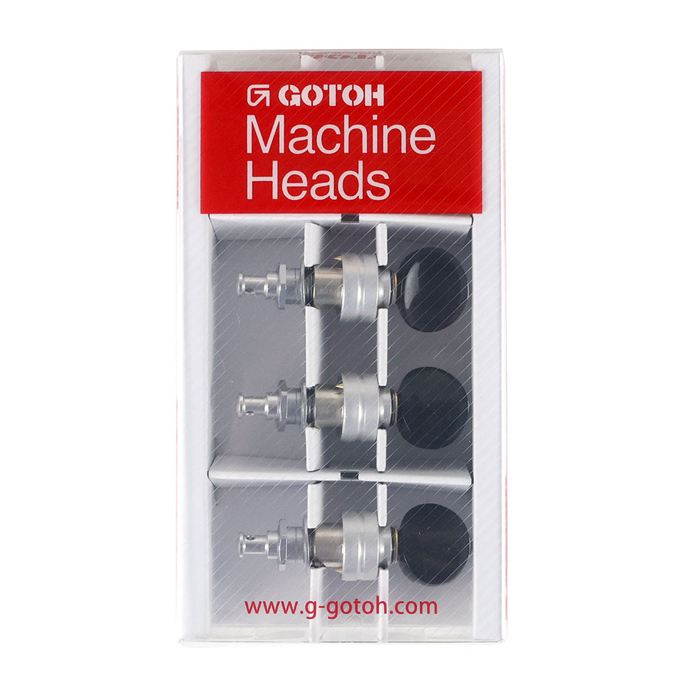 ゴトー GOTOH UPTL-UBB-CW ウクレレ用ペグ クロームホワイト ギアペグ|chuya-online チューヤオンライン