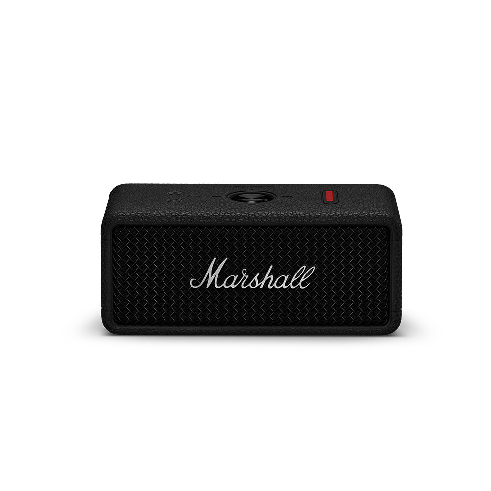 MARSHALL マーシャル Emberton III Black and Silver 無線電話金棒引き Bluetooth金棒引き 黒いこと＆しろがね色