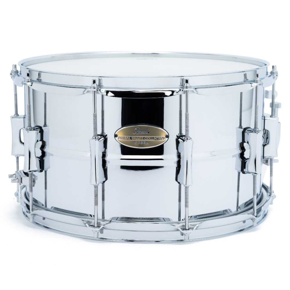 Pearl パール PSC1480S PRIMAL SNARE COLLECTIVE STEEL 14×8 Snare Drum スネアドラム|chuya-online チューヤオンライン