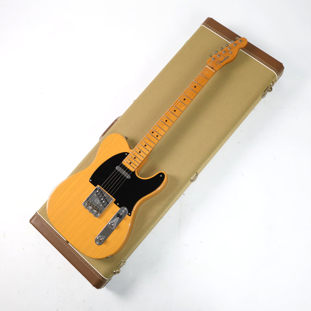 【中古】 エレキギター Fender American Vintage '52 Telecaster Maple Fingerboard Butterscotch Blonde 2005年製 フェンダー テレキャスター アメリカンビンテージ バタースコッチブロンド｜chuya-online チューヤオンライン