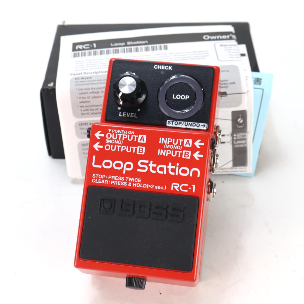 【中古】 ループステーション エフェクター BOSS RC-1 Loop Station ボス ギターエフェクター｜chuya-online チューヤオンライン