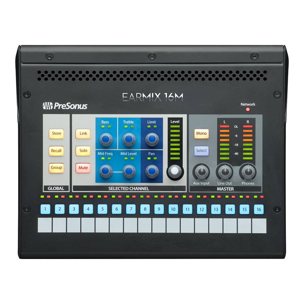 PreSonus プレソナス EarMix 16M Personal Monitor Mixer パーソナルモニターミキサー｜chuya-online チューヤオンライン