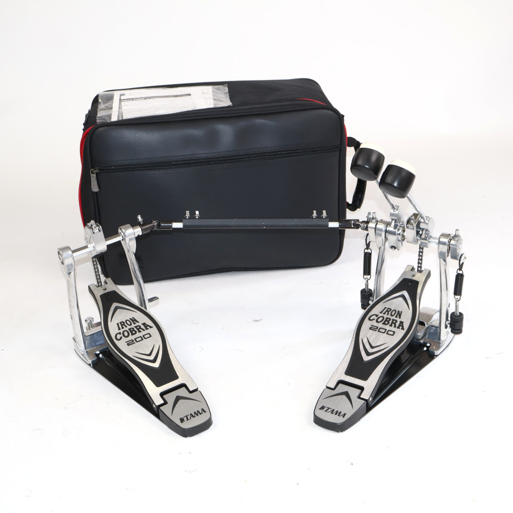 【中古】 ドラムツインペダル タマ TAMA HP200PTW Iron Cobra 200 Twin Pedal Power Glide アイアンコブラ|chuya-online チューヤオンライン