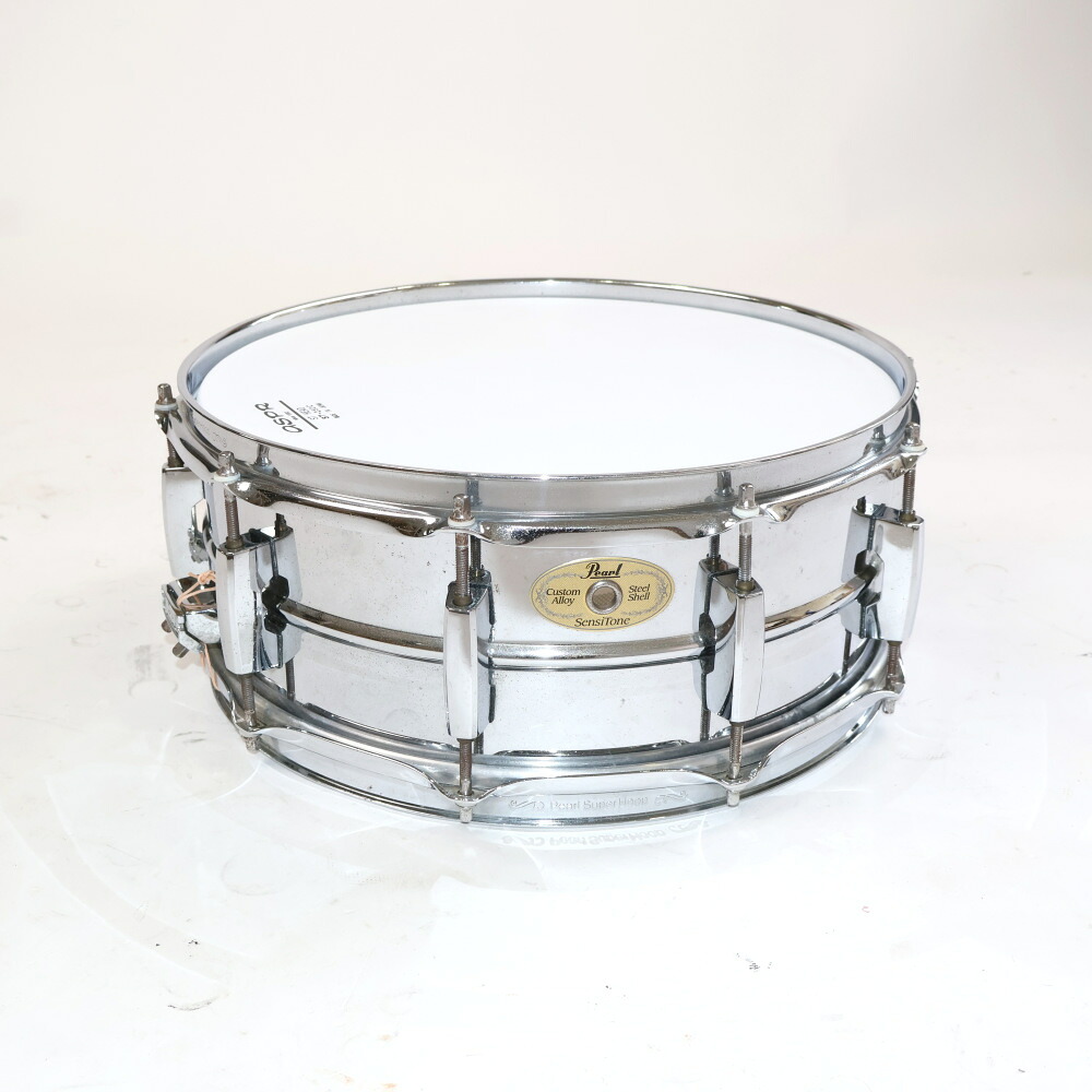 【中古】 スネアドラム パール Pearl SensiTone Steel Custom Alloy 14x5.5 スチールシェル｜chuya-online チューヤオンライン