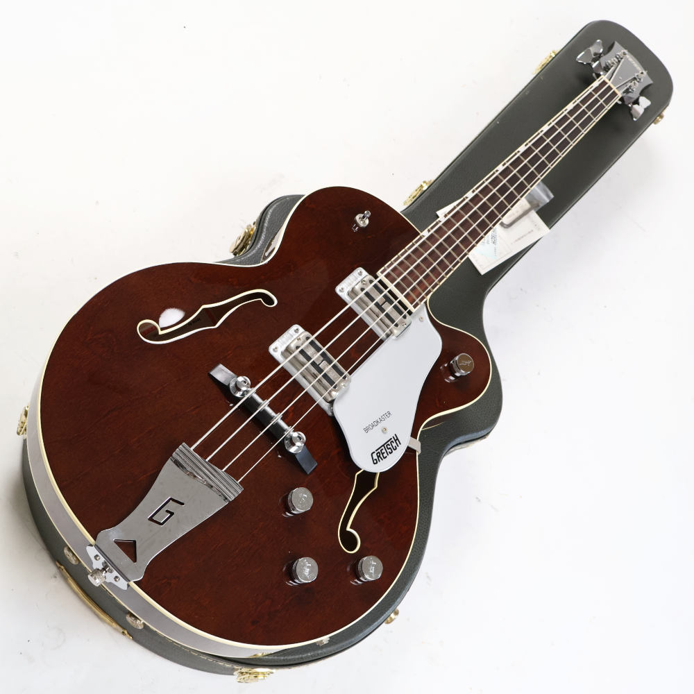 【中古】 エレキベース GRETSCH グレッチ G6119B Broadkaster Bass Dark Cherry 2007年製 フルアコベース｜chuya-online チューヤオンライン