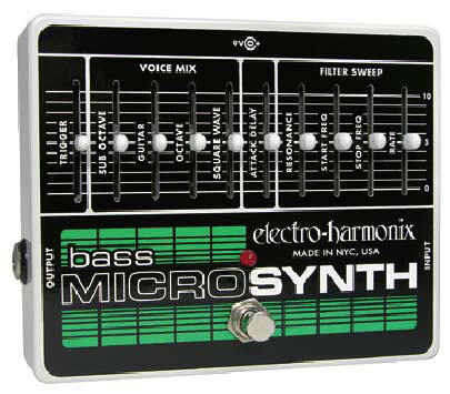 ELECTRO-HARMONIX Bass Micro Synthesizer ベースエフェクター 正規輸入品|chuya-online チューヤオンライン