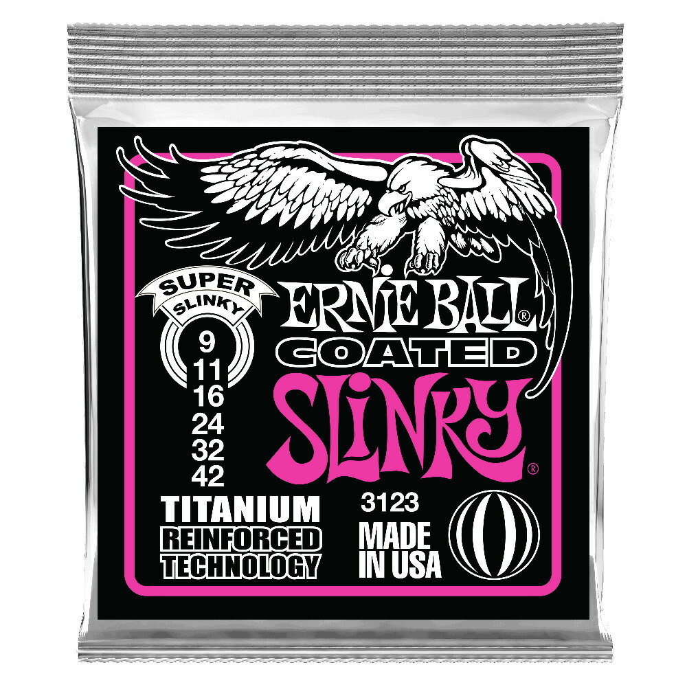 ERNIE BALL Coated Slinky 23個セット 楽天市場】エレキギター 弦 アーニーボール 3123 Coated Super