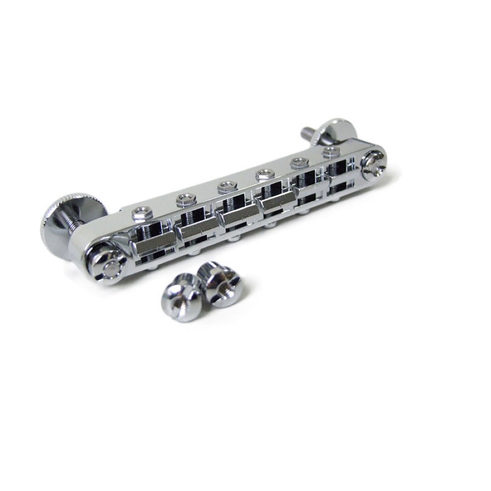 Freedom Custom Guitar Research SP-B-04C Lockable Bridge Brass Saddle Chrome ギター用ブリッジ|chuya-online チューヤオンライン