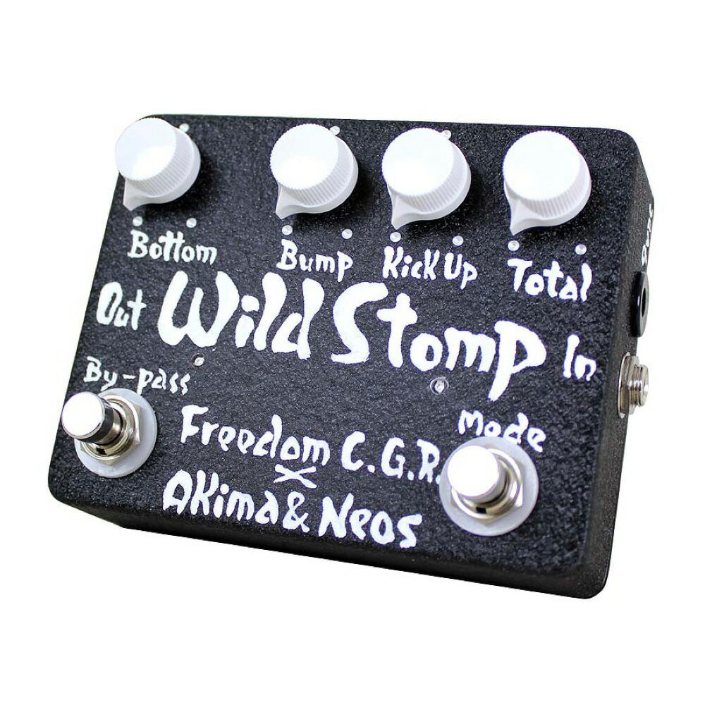Freedom Custom Guitar Research × AKIMA & NEOS Wild Stomp AN-EF-01 BLACK ベース用エフェクター|chuya-online チューヤオンライン