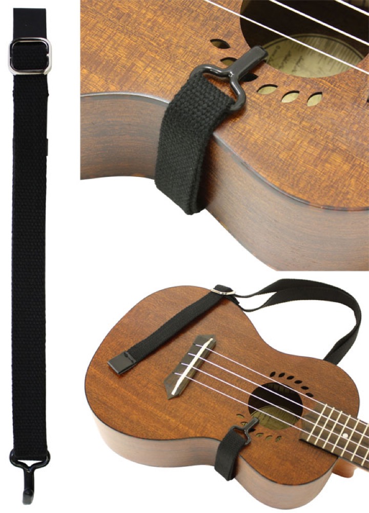 卸売り アリア ウクレレストラップ SPS-UKE ZO BL ゾウ柄 ストラップピンタイプ Aria